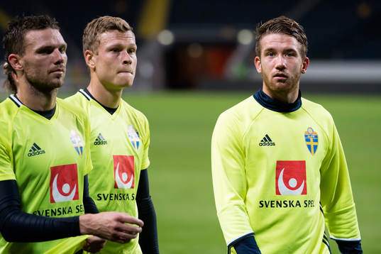 Marcus Berg, Viktor Claesson och Marcus Rohdén