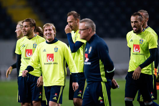 Christoffer Nyman, Emil Forsberg, Andreas Granqvist,