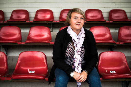 Linda Wijkström, generalsekreterare för Elitfotboll Dam