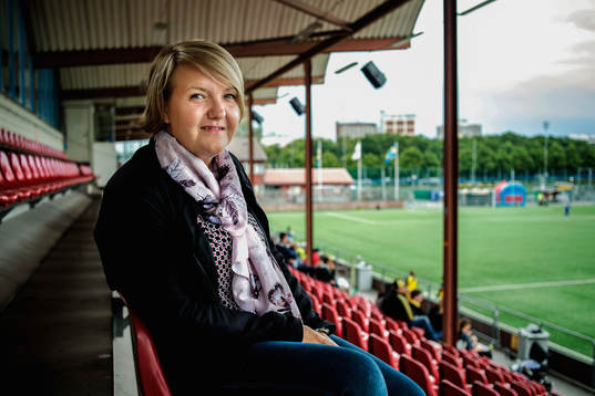Linda Wijkström, generalsekreterare för Elitfotboll Dam