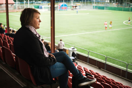 Linda Wijkström, generalsekreterare för Elitfotboll Dam