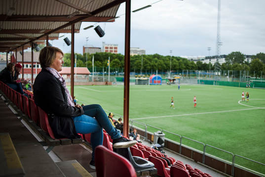 Linda Wijkström, generalsekreterare för Elitfotboll Dam