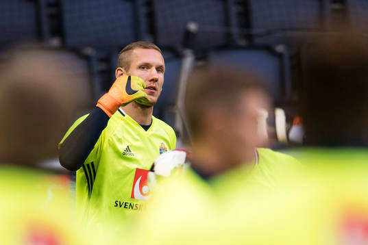 Sveriges målvakt Robin Olsen