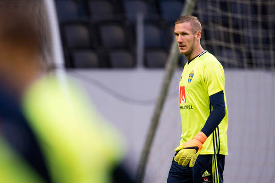 Sveriges målvakt Robin Olsen