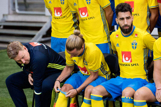 Sveriges assisterande förbundskapten Peter Wettergren,