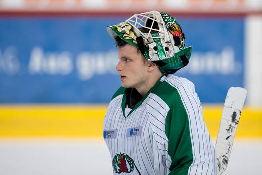 Rögles målvakt Oscar Dansk deppig