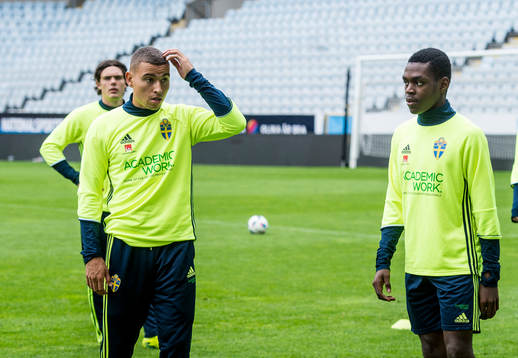 Jordan Larsson och Joel Asoro