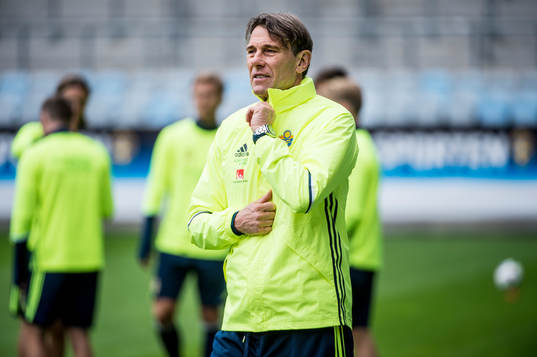 Förbundskaptenen Håkan Ericson