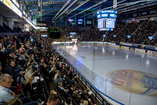 Interiör vy från Kinnarps arena