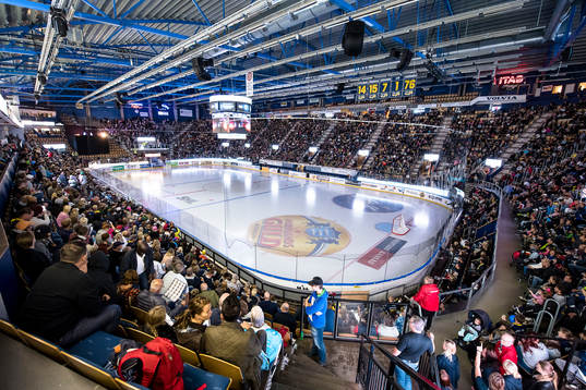 Interiör vy från Kinnarps arena