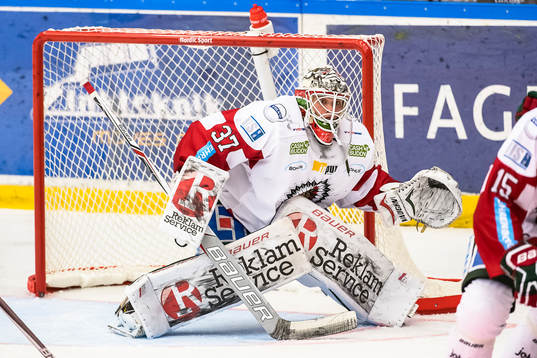 Frölundas målvakt Johan Gustafsson
