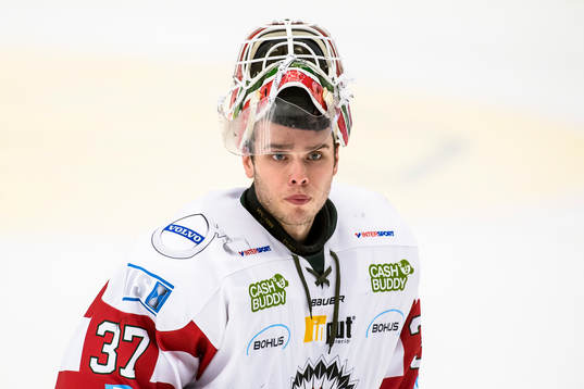 Frölundas målvakt Johan Gustafsson