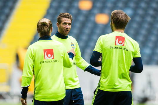 Marcus Rohdén med Niklas Hult och Alexander Fransson