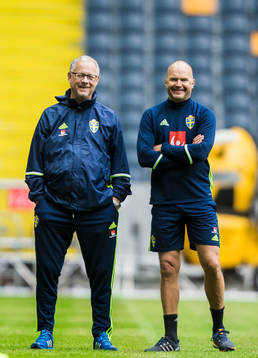 Rådgivare Lars Lagerbäck och naprapat Johan Allgulander