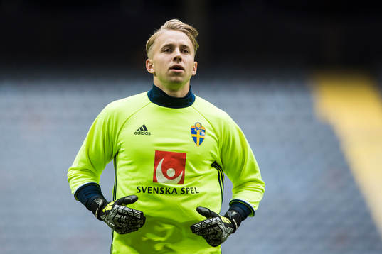 Sveriges målvakt Patrik Carlgren