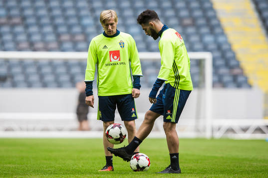 Emil Forsberg och Jimmy Durmaz