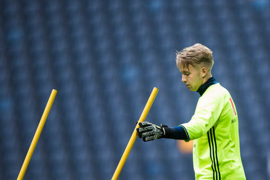 Sveriges målvakt Patrik Carlgren