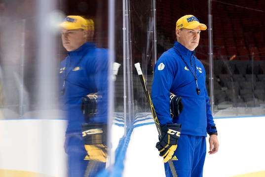 Sveriges förbundskapten Rikard Grönberg