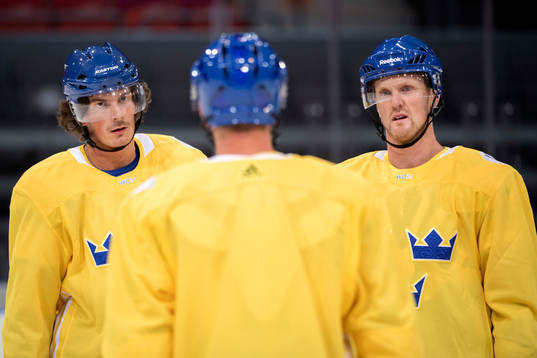 Sveriges Loui Eriksson och Henrik Sedin