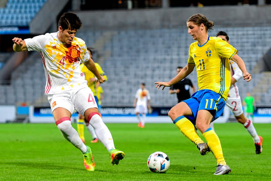 Spaniens Jorge Mere och Sveriges Pawel Cibicki