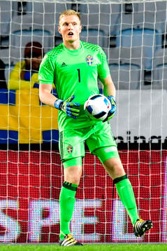 Sveriges målvakt Tim Erlandsson