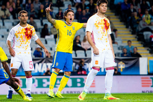 Sveriges David Moberg Karlsson jublar