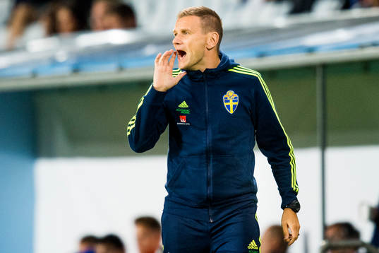 Sveriges assisterande förbundskapten Andreas Pettersson
