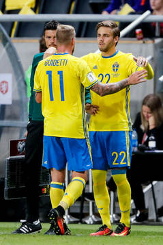 Sveriges John Guidetti byts ut till förmån för