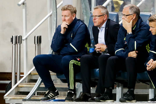 Sveriges assisterande förbundskapten Peter Wettergren,