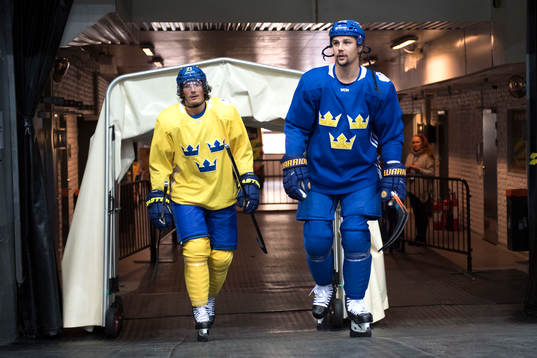 Sveriges Loui Eriksson och Erik Karlsson