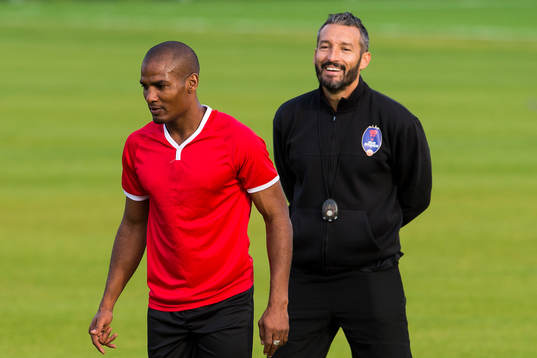 Florent Malouda och Tränare Gianluca Zambrotta