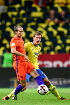 Hollands Daley Blind och Sveriges Alexander Fransson