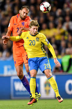 Hollands Bas Dost och Sveriges Alexander Fransson