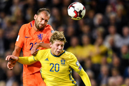 Hollands Bas Dost och Sveriges Alexander Fransson