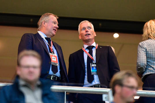 Svenska fotbollförbundets ordförande Karl-Erik Nilsson