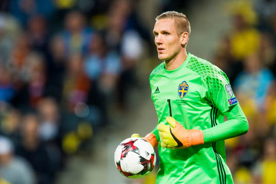 Sveriges målvakt Robin Olsen
