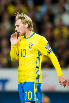 Sveriges Emil Forsberg deppar