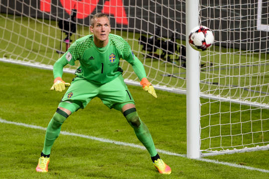Sveriges målvakt Robin Olsen