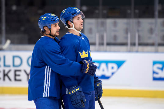 Sveriges Erik Karlsson och Filip Forsberg