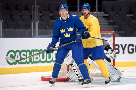 Sveriges Filip Forsberg och Henrik Sedin