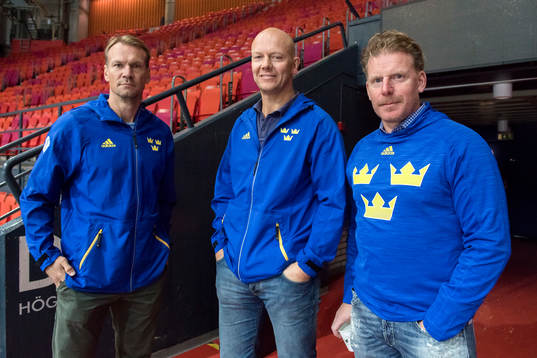 Sveriges rådgivare Nicklas Lidström, Mats Sundin och