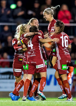 Piteåspelarna jublar