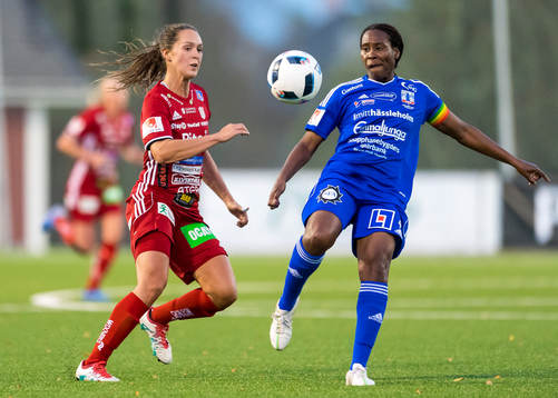 Piteås Felicia Karlsson och Vittsjös Ifeoma Dieke