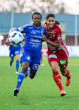 Vittsjös Ngozi Okobi och Piteås Tempest-Marie Norlin