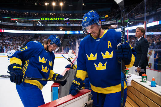 Sveriges Loui Eriksson och Daniel Sedin