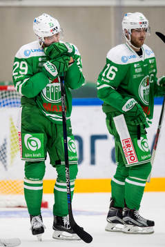 Rögles Ludvig Rensfeldt och Christopher Liljewall deppar