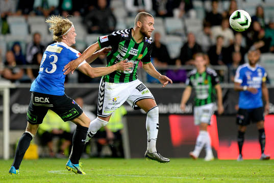 Trelleborgs Freddie Brorsson och GAIS Malkolm Moenza