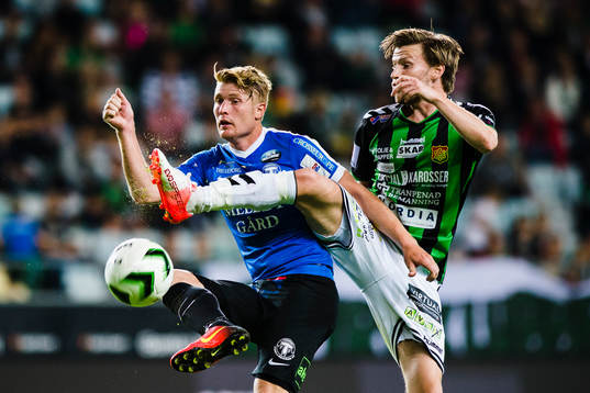 Trelleborgs Robin Andersson och GAIS Johan Lundgren i