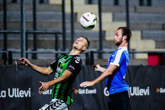 GAIS Luka Mijaljevic och Trelleborgs Robin Jacobsson