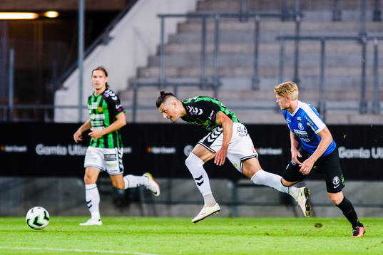GAIS Luka Mijaljevic och Trelleborgs Robin Andersson